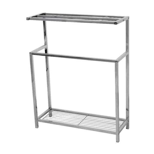 Kingston Brass SCC8361 Edenscape Freestanding Iron Towel Rack, Polished Chrome SCC8361 - main